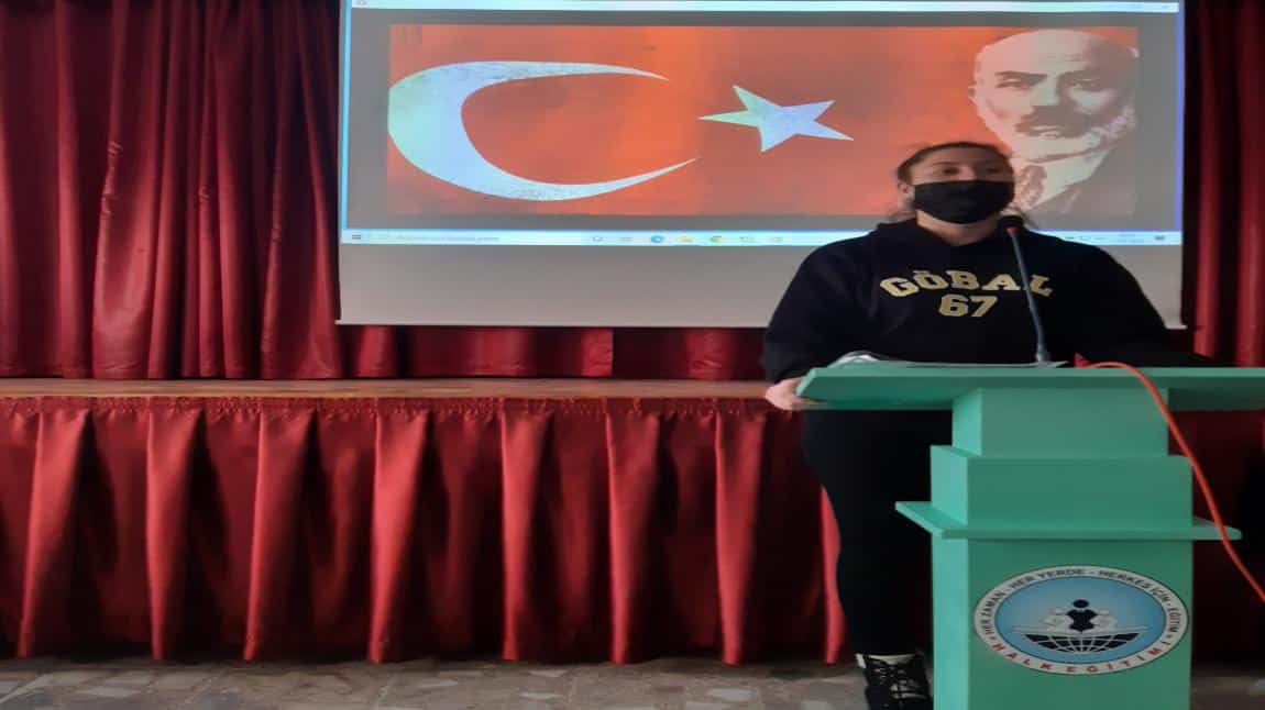12 Mart İstiklal Marşının Kabulü ve Mehmet Akif Ersoy'u Anma Programı Yapıldı.